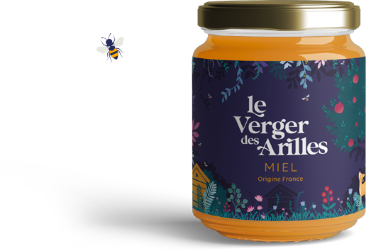 Récolte de miel Verger des Arilles Périgord